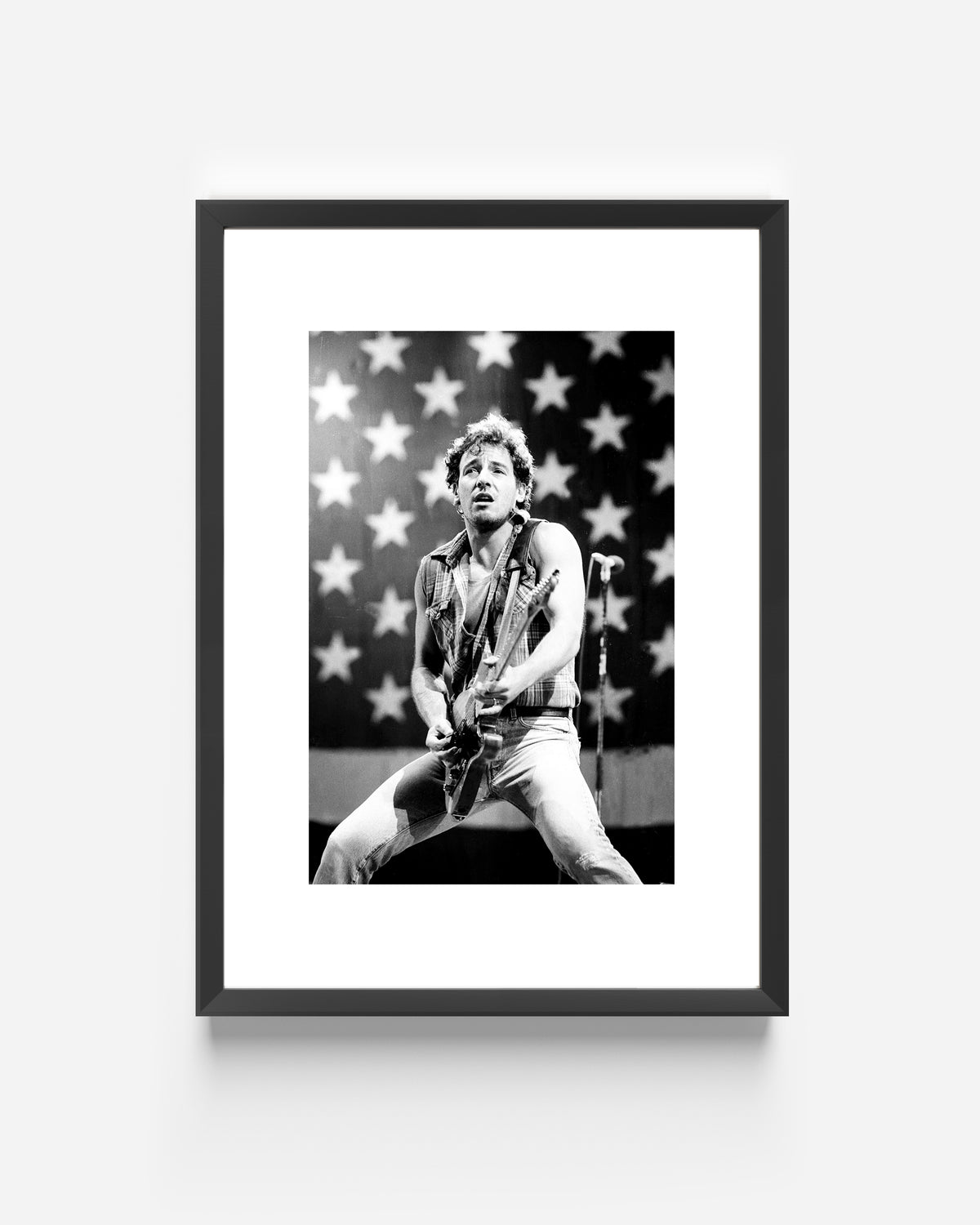 BRUCE SPRINGSTEEN FRAMED MUSIC PRINT A3
